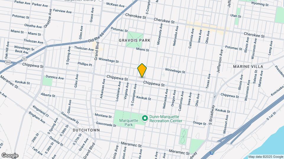 3137 Chippewa St Map and Location Details