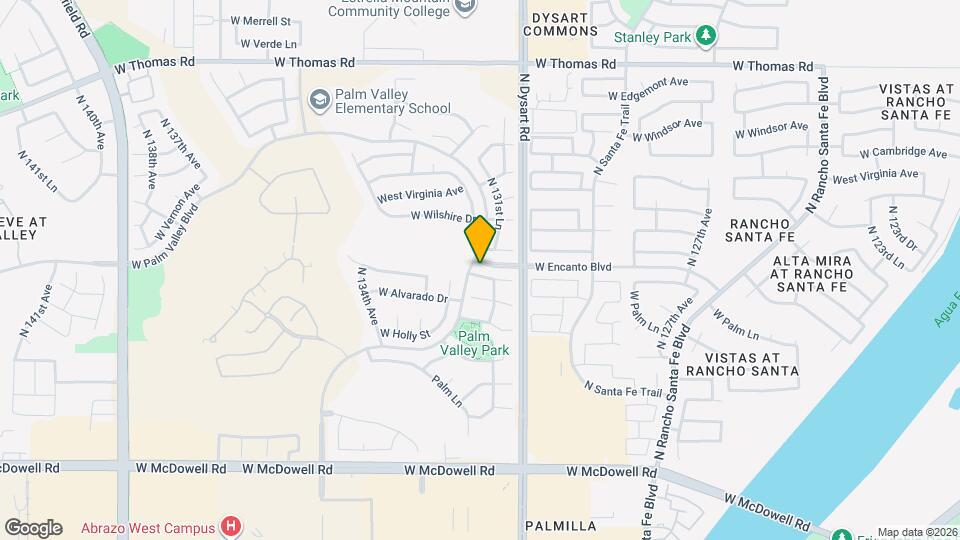 13182 W Cypress St Map and Location Details