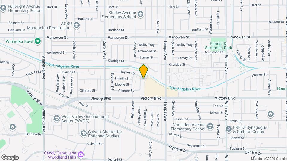 6520 Shirley Ave, Unit 5 Map and Location Details