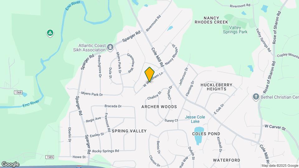 3401 W Wyndham Ln Map and Location Details