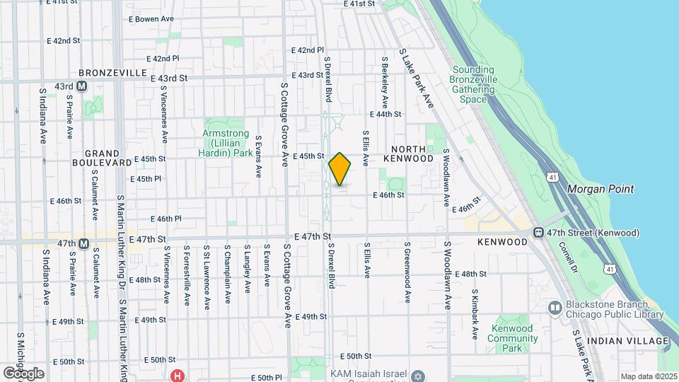 4545 S Drexel Blvd Map and Location Details