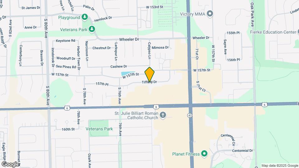 7405 Tiffany Dr Map and Location Details
