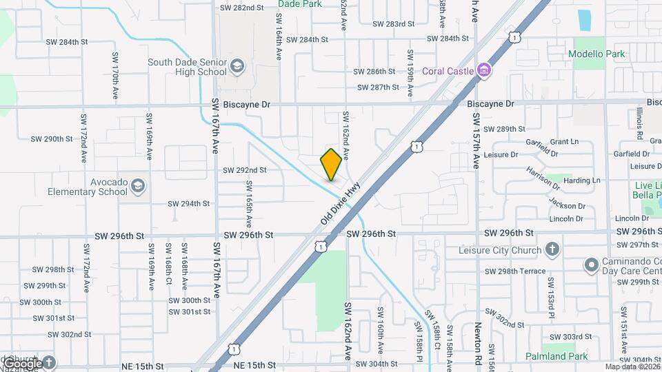 29264 SW 163rd Ct Map and Location Details