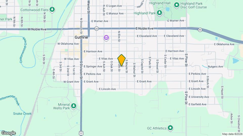 605 E Springer Ave Map and Location Details