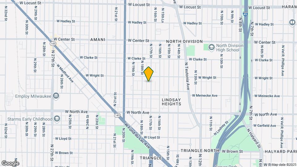 2453 N 17th St Map and Location Details
