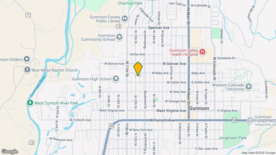 512 N 12th St, Unit Unit 1 Map and Location Details