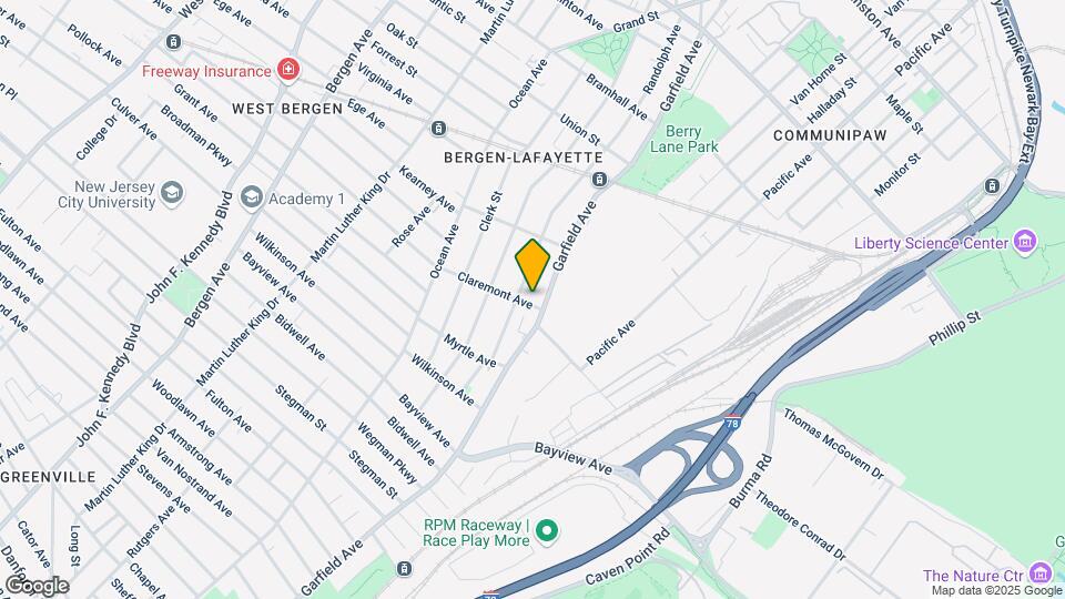 12 Claremont Ave-Unit -2 Map and Location Details