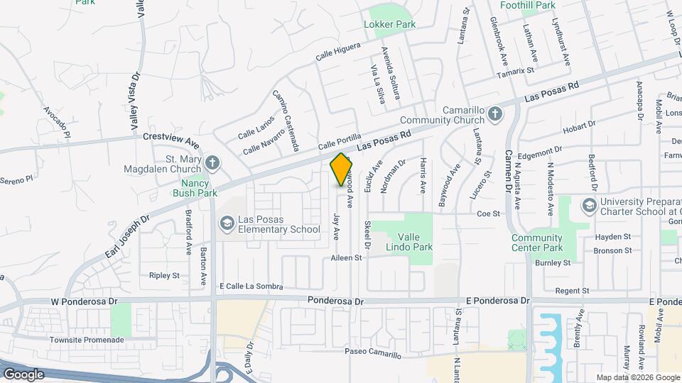 1108 Jay Ave Mapa y Detalles de la Ubicación