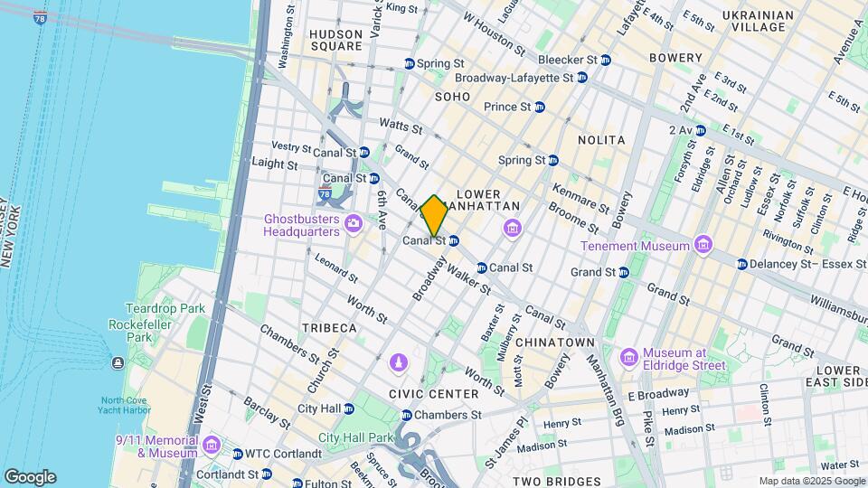 60 Lispenard St Mapa y Detalles de la Ubicación
