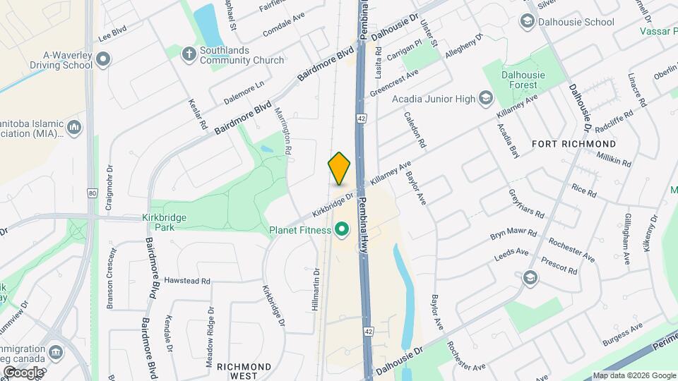 65 Kirkbridge Dr Map and Location Details