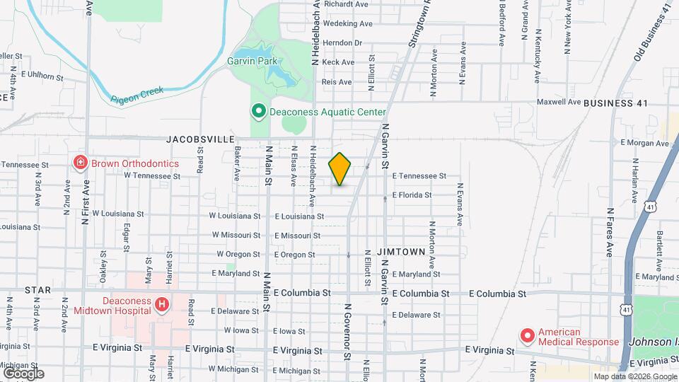 306 308-308 E Florida St Map and Location Details