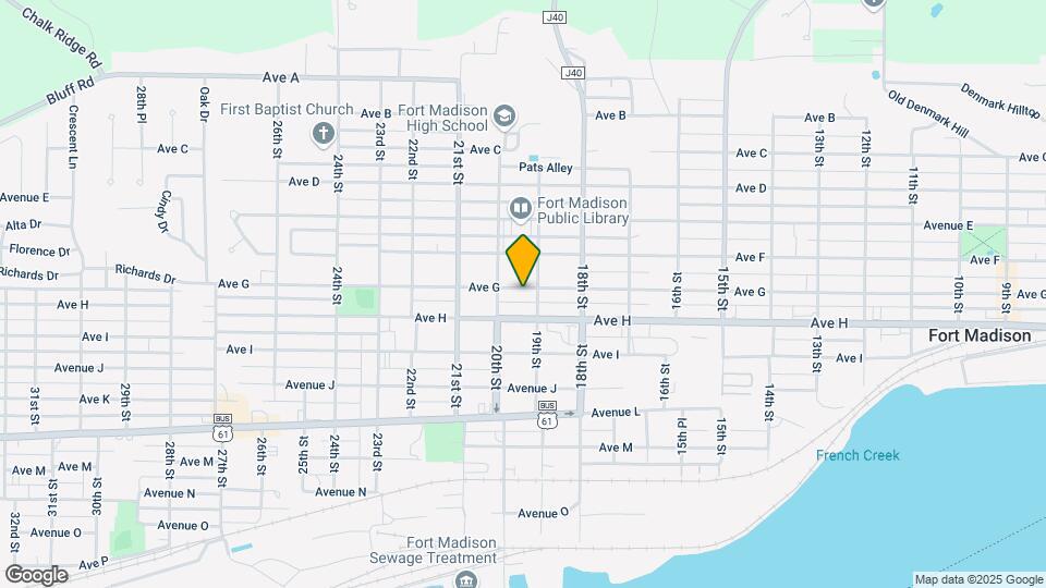 1912 Avenue G Map and Location Details