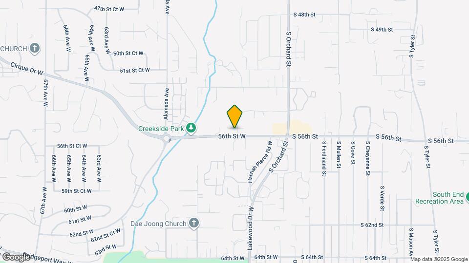 5414 55th St Ct W Map and Location Details
