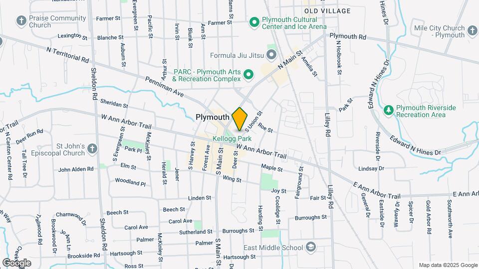 730 Penniman Ave Map and Location Details