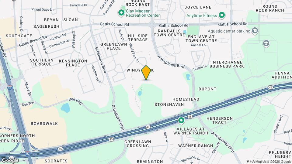 1619 Parkfield Cir Map and Location Details