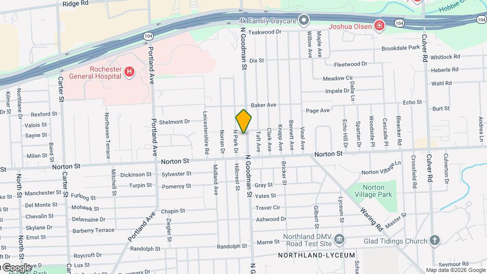 1815 N Goodman St Map and Location Details