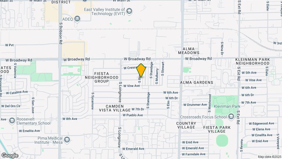 525 S Rogers Mapa y Detalles de la Ubicación