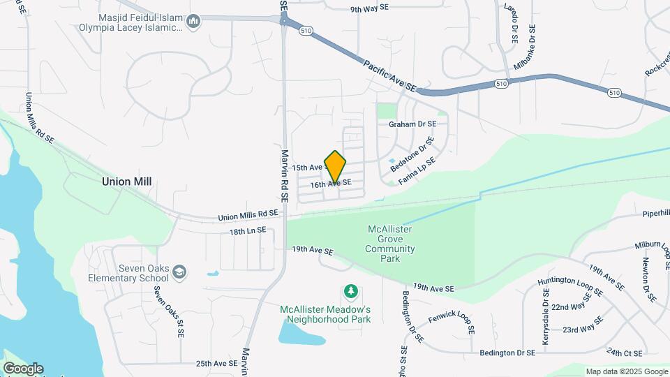 1543 Greenway Ln SE Map and Location Details
