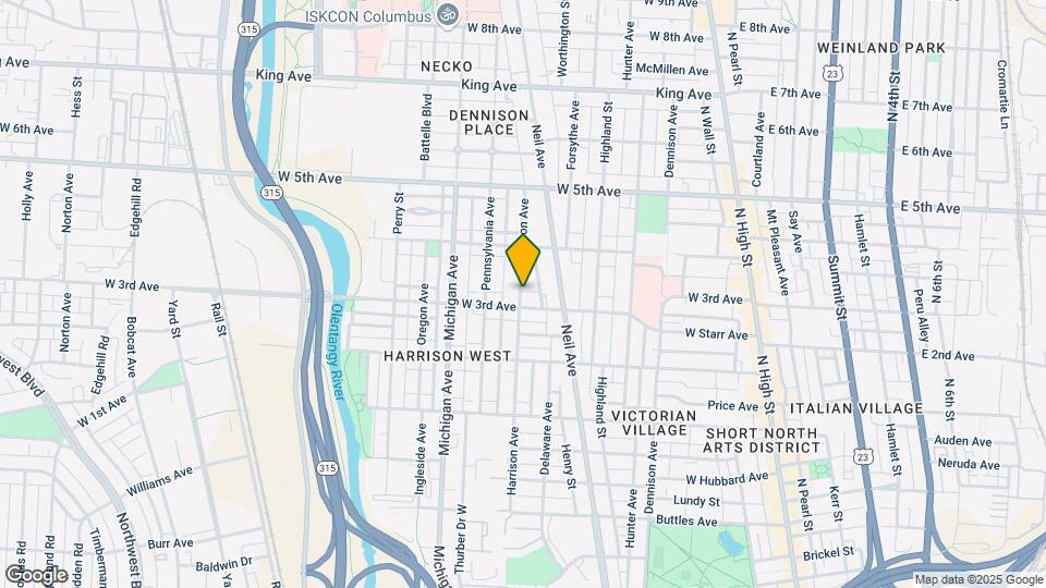 1120 Harrison Ave Map and Location Details