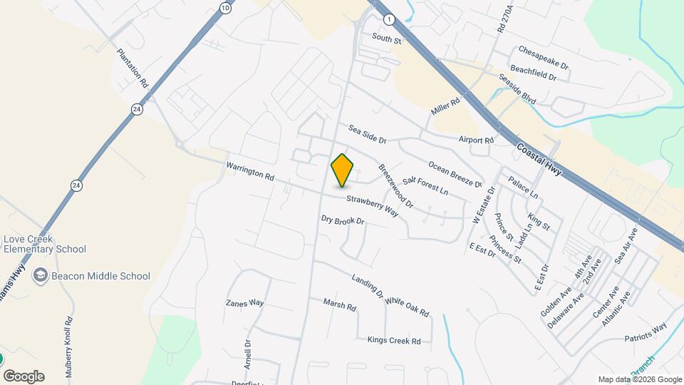 107 Strawberry Way Map and Location Details