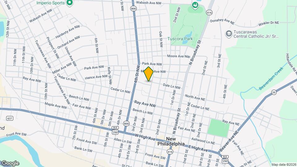 404 3rd St NW Map and Location Details