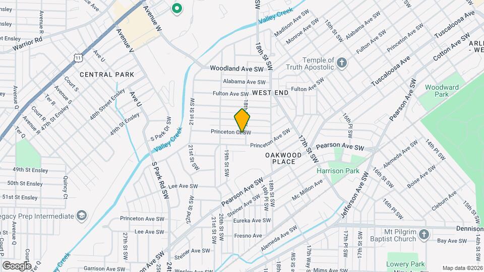 1853 Princeton Ct SW Map and Location Details