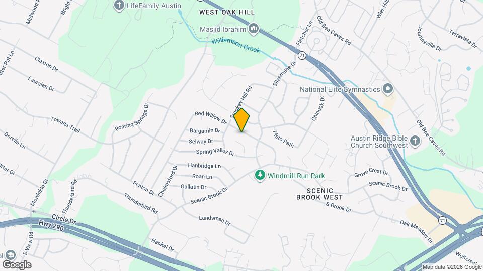 8303 Red Willow Dr Map and Location Details