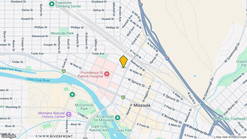 411 W Alder St Map and Location Details