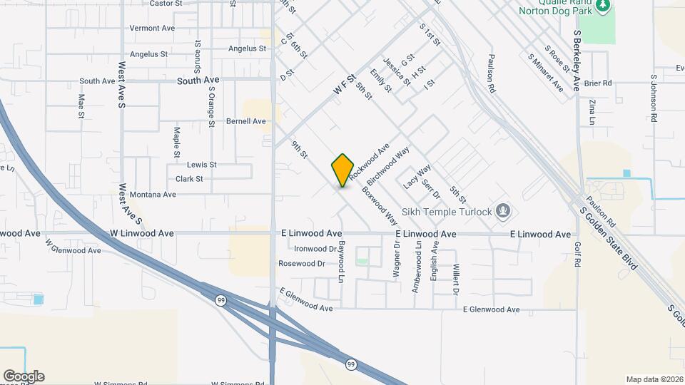 1051 9th St Map and Location Details