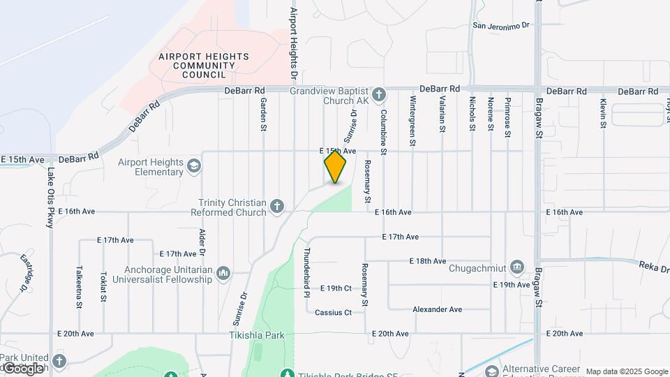 1551 Sunrise Dr Map and Location Details