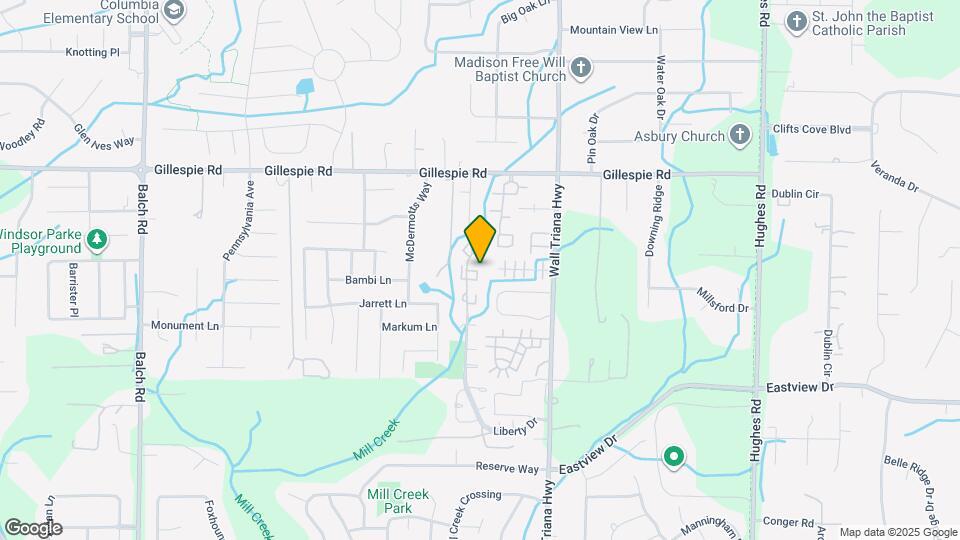 1409 Liberty Dr Map and Location Details