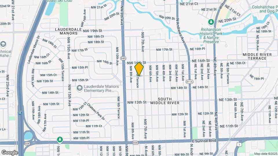 1440 NW 7th Terrace Map and Location Details