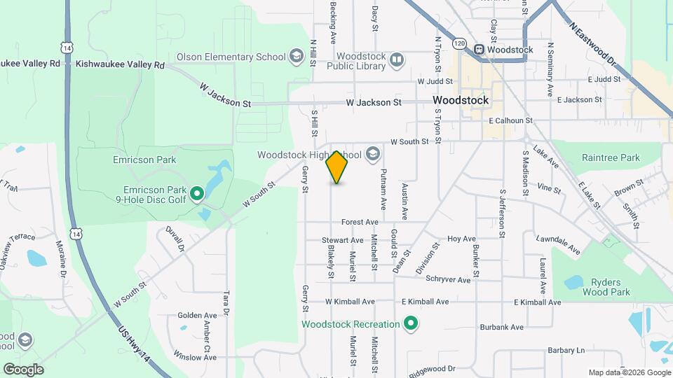 609 Blakely St Map and Location Details