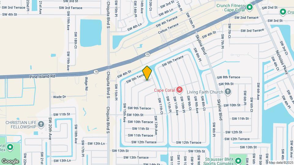 1202 SW 6th Terrace Map and Location Details