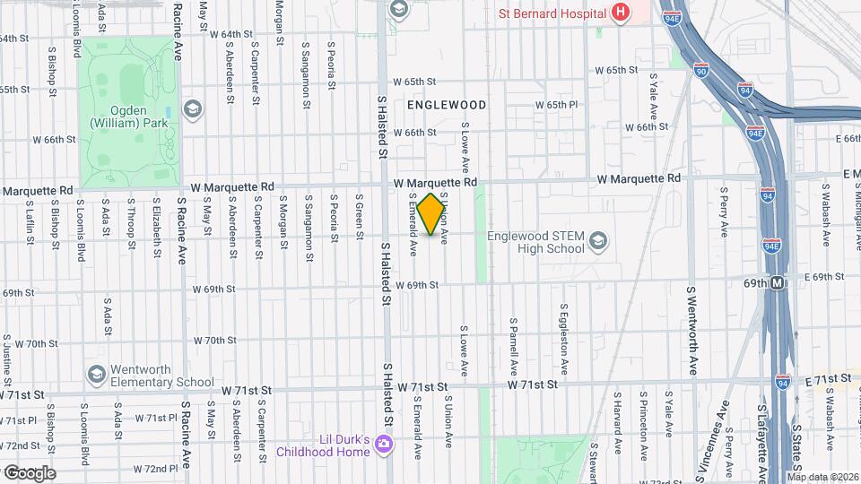 6806 S Union Ave, Unit 2 Mapa y Detalles de la Ubicación