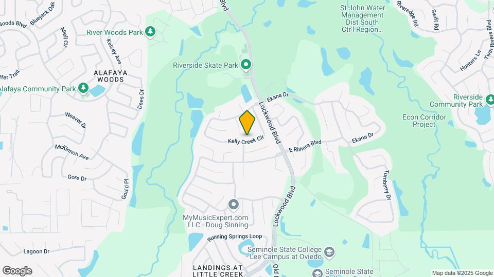 1046 Kelly Creek Cir Map and Location Details