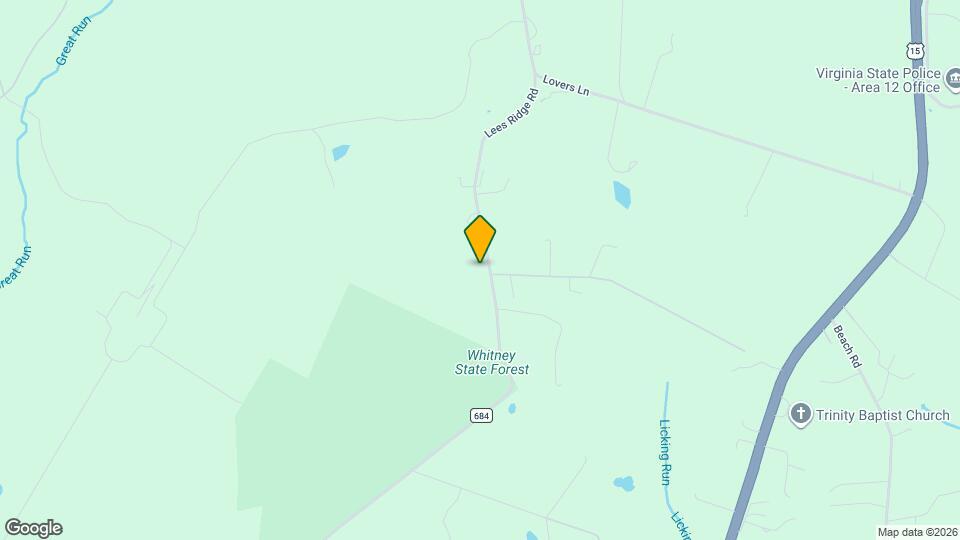 8688 Lees Ridge Rd Map and Location Details