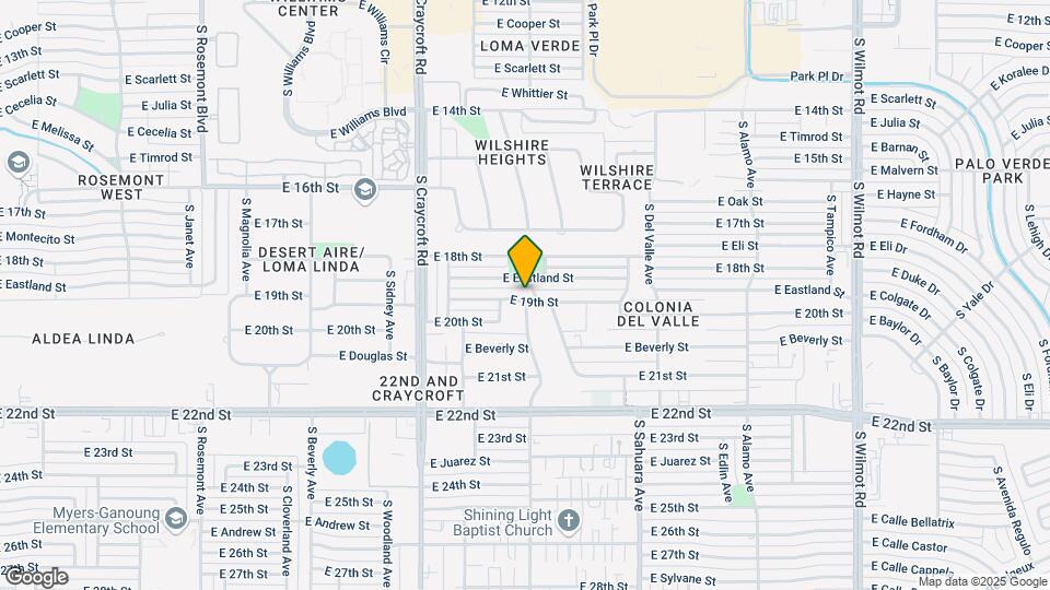 5723 E 19th St Map and Location Details