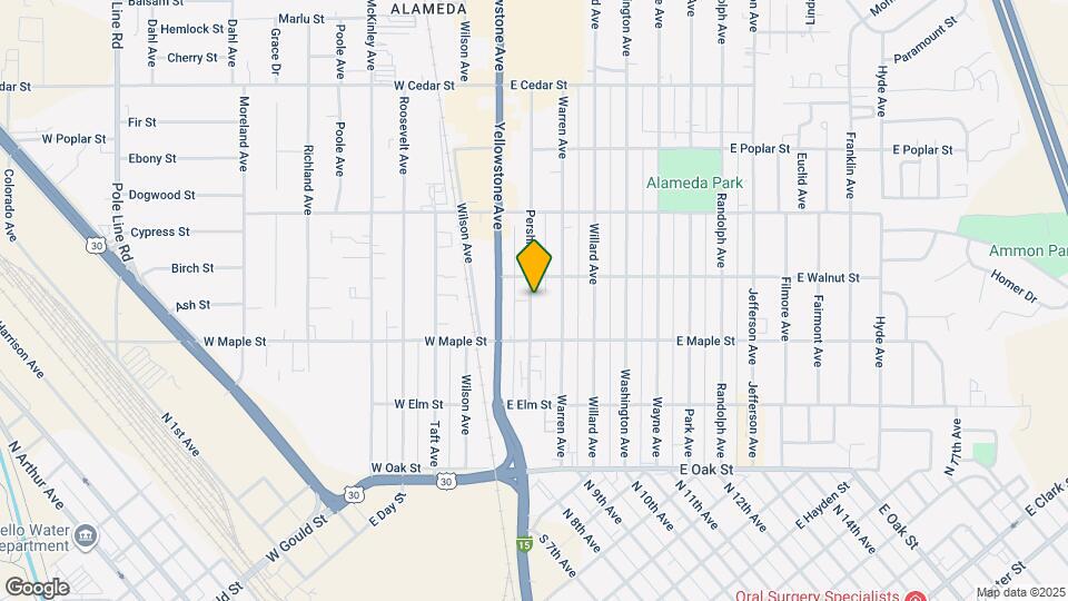 360 Pershing Ave Map and Location Details