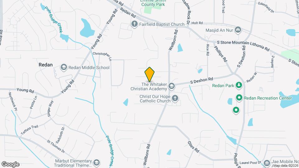 5974 S Deshon Ct Map and Location Details