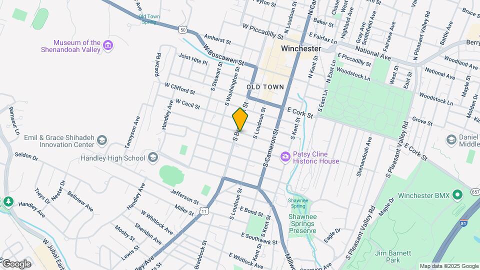 506 S Braddock St Map and Location Details