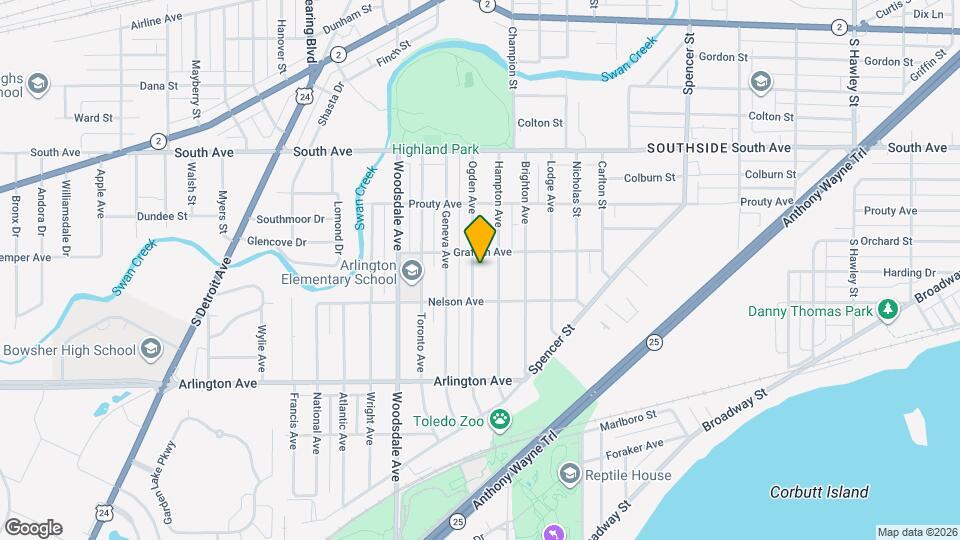 717 Ogden Ave Map and Location Details
