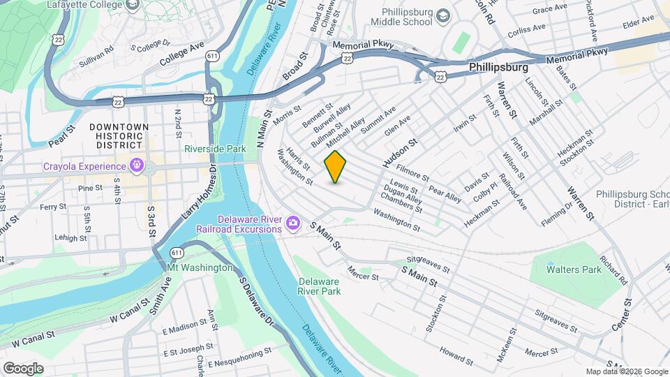 163 Washington St Map and Location Details