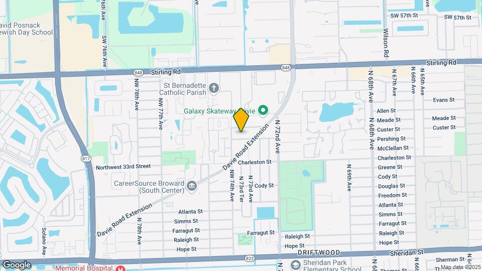 7361 NW 35th St Map and Location Details