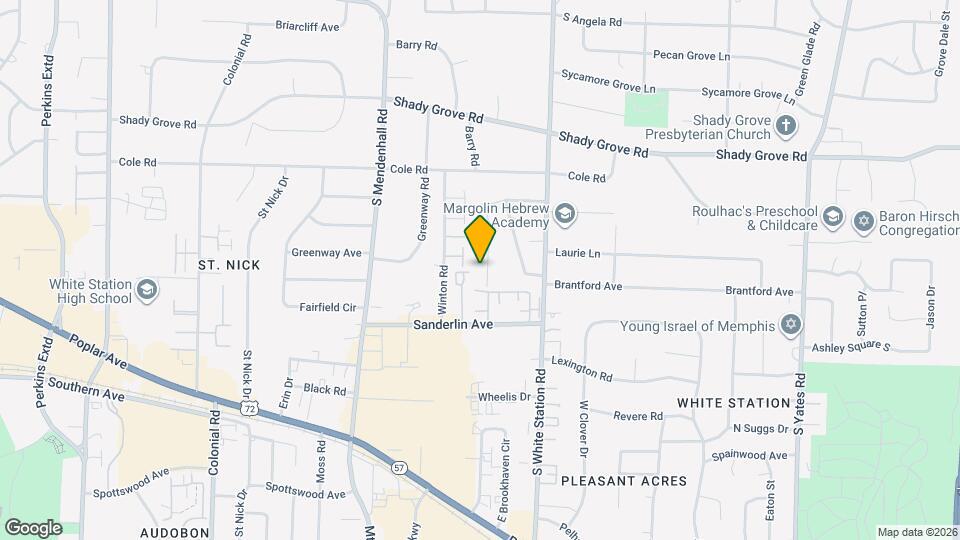 445 Meadowcrest Cir Map and Location Details