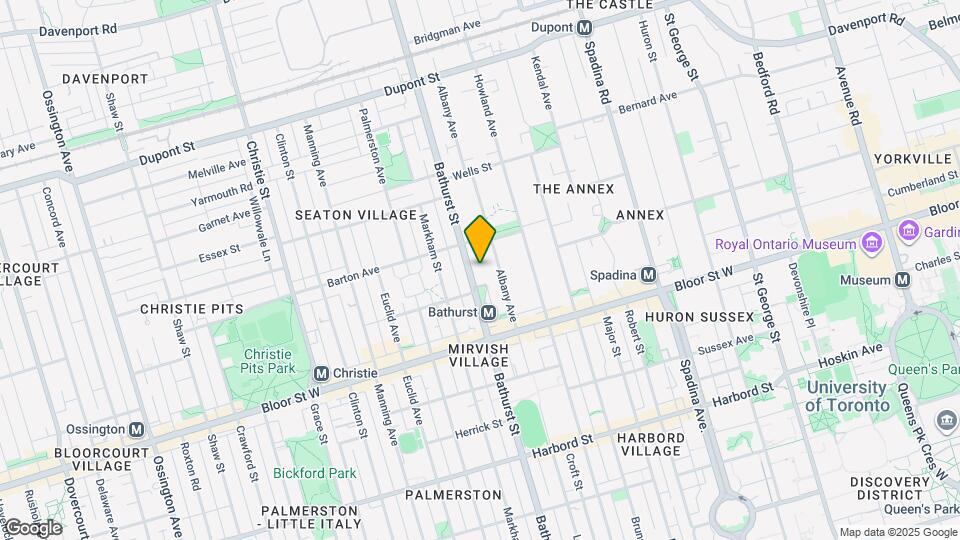 859 1/2 Bathurst St Map and Location Details