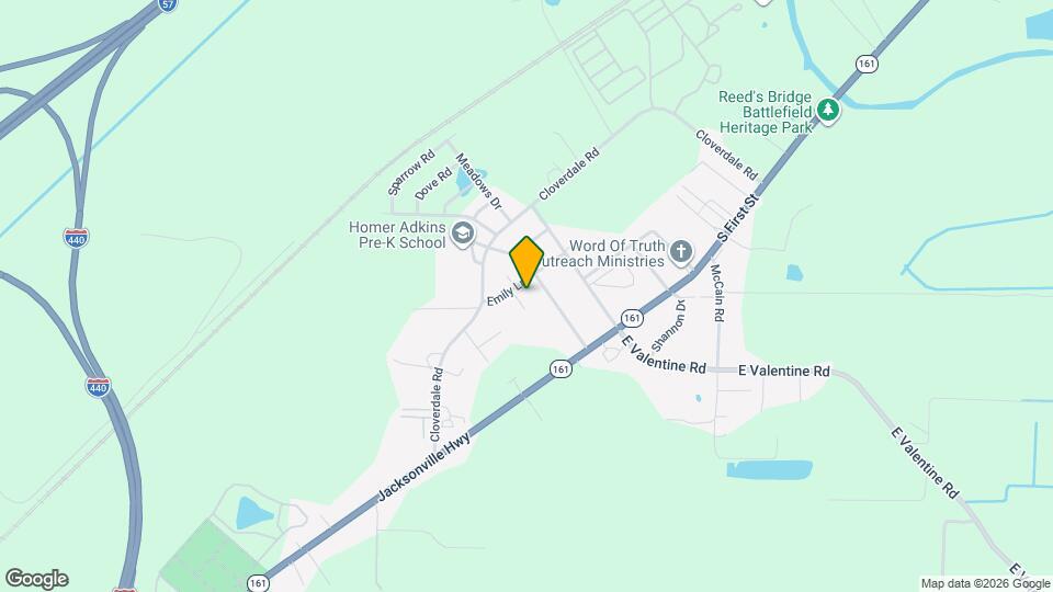 3204 Cloverridge Dr Map and Location Details