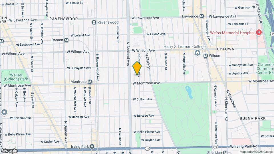 4420-4422 N Greenview Ave Mapa y Detalles de la Ubicación
