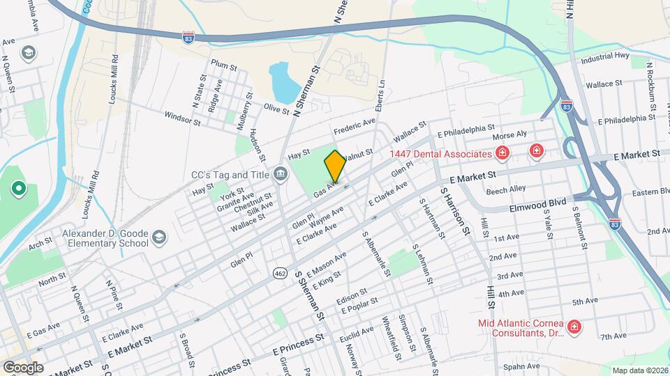 959 E Philadelphia St Map and Location Details