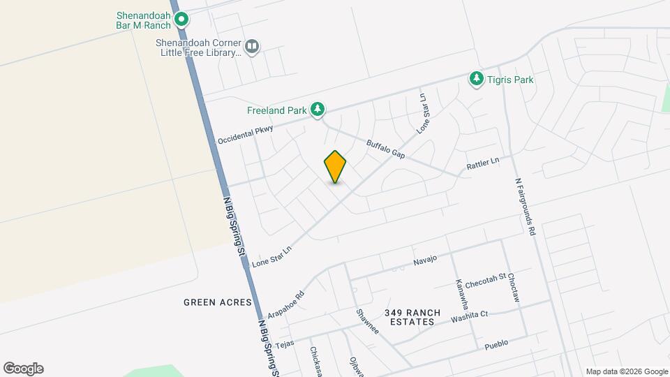 6708 Cowboy Dr Map and Location Details